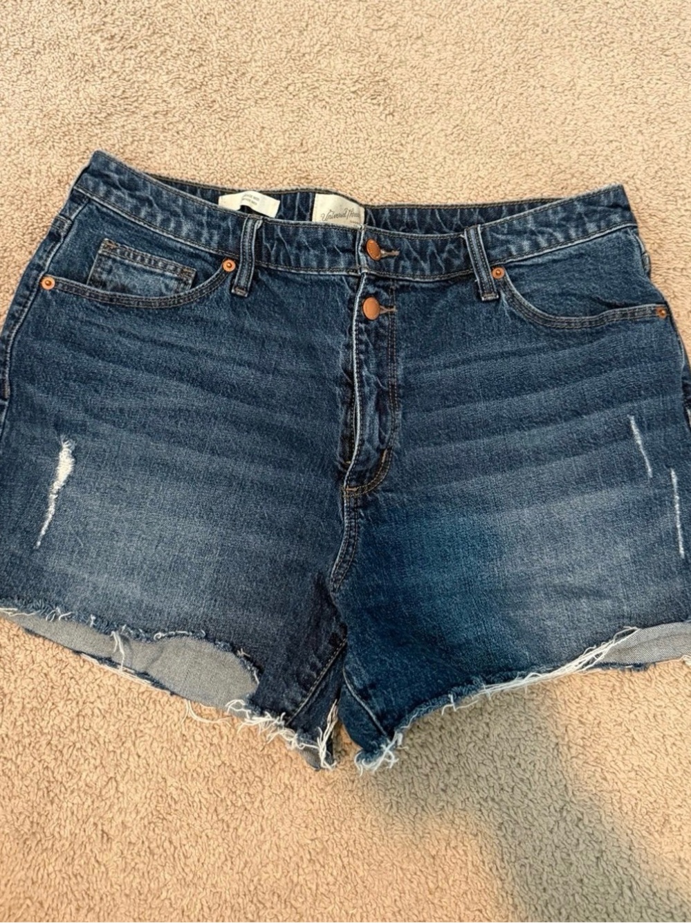 Universal Thread Dark Blue Denim Cutoff Shorts